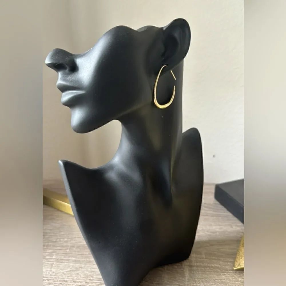 Bohemian half hoop earrings A511 - Picture 2 of 3